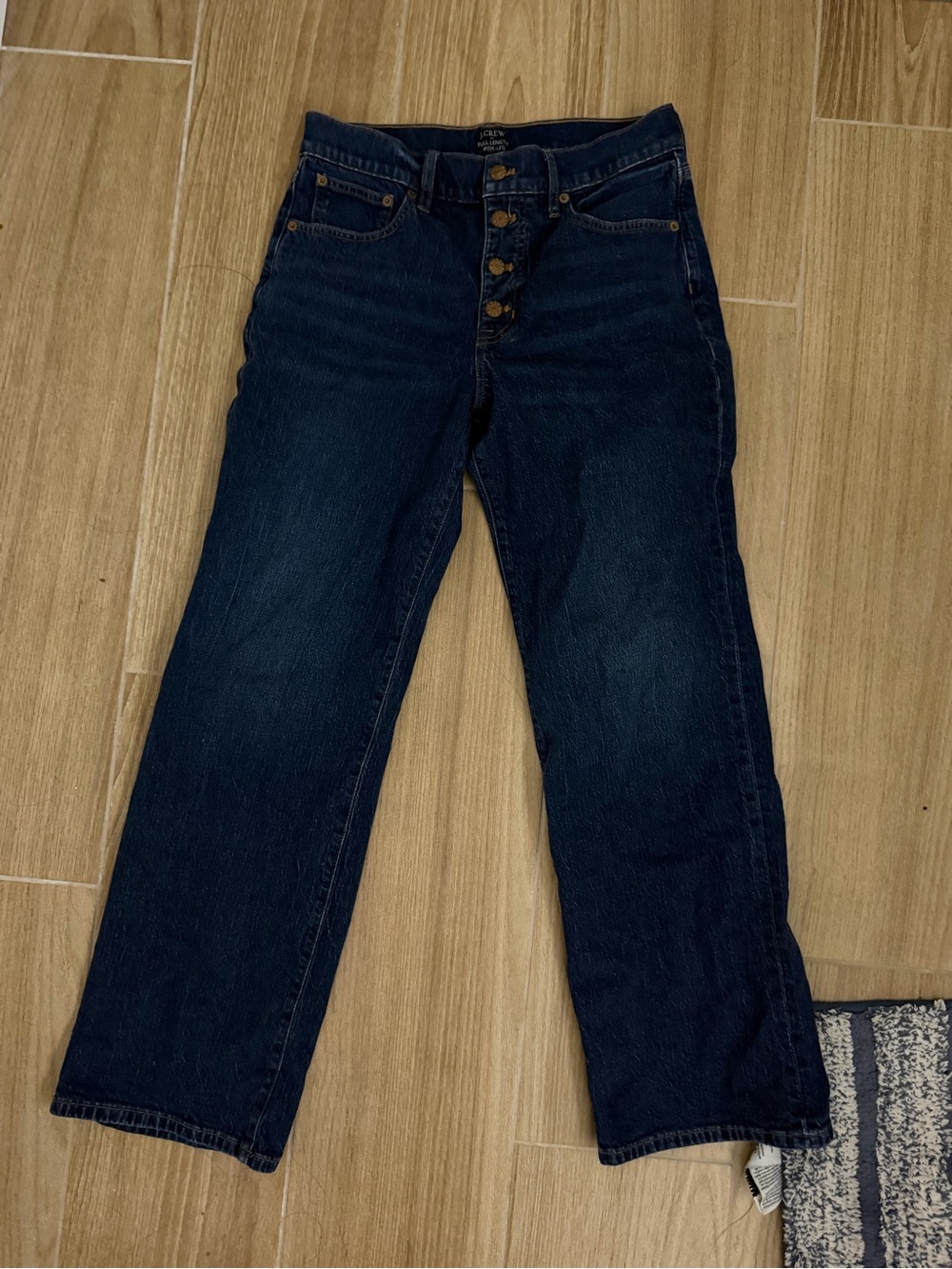 J Crew Full Length Wide Leg Jeans